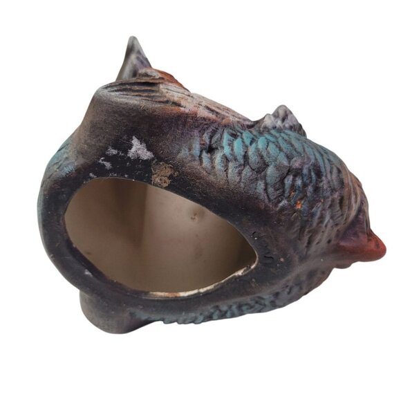 Ceramic Turkey Napkin Holder Thanksgiving Fall Dinner Cabin Hunter Bird Fowl - Picture 5 of 7